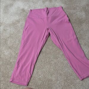 lululemon athletica Align High-Rise Pink Cropped Pants